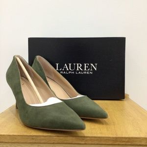 Ralph Lauren Lanette Suede Pumps